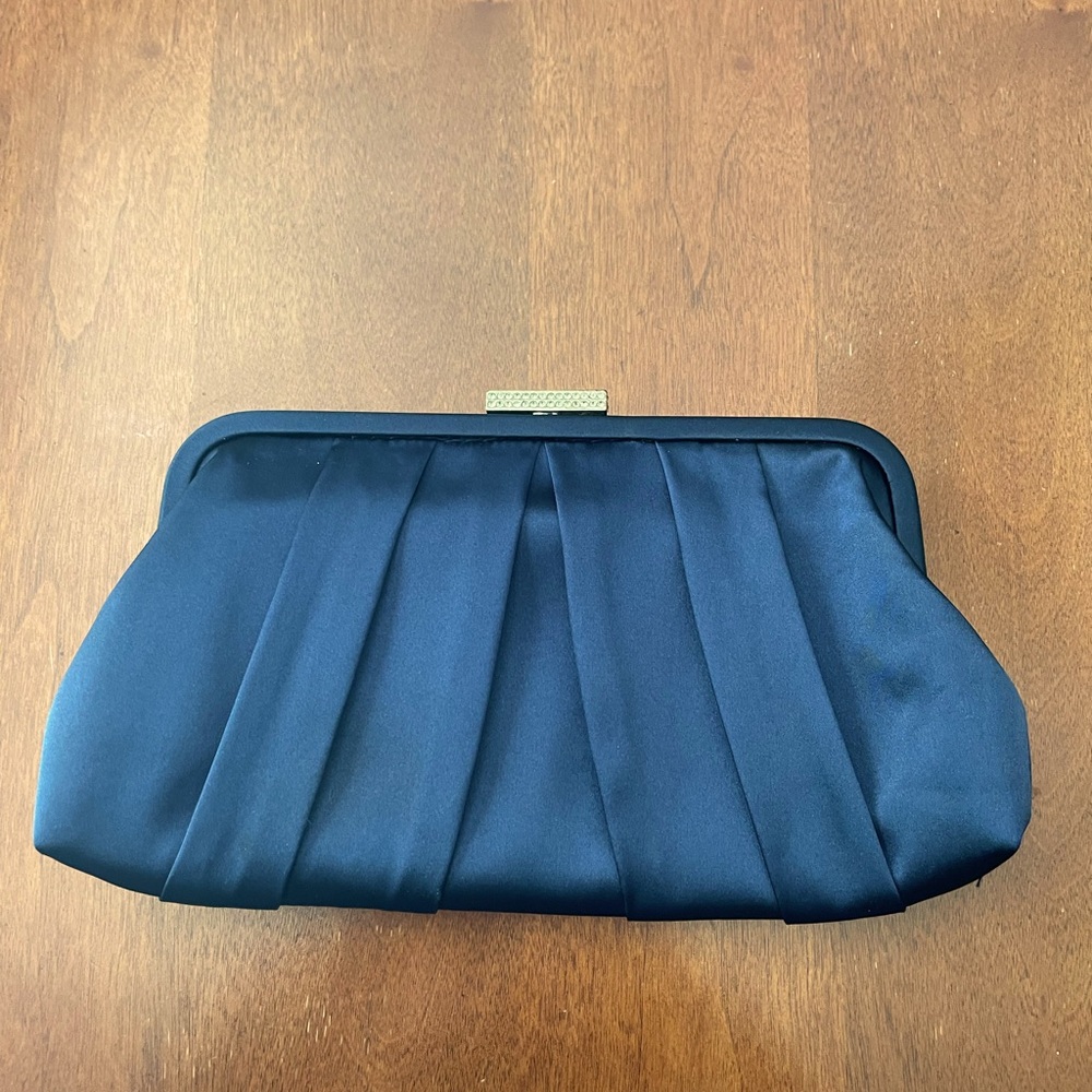 Navy blue handbag